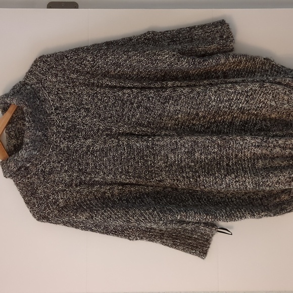 Matilda Jane Oversized Turtle Neck Multicolor Cozy Fall Boho Coast Pullover Sz L - Picture 2 of 10